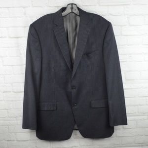 $10 Deal! Calvin Klein - two button, navy, pinstri